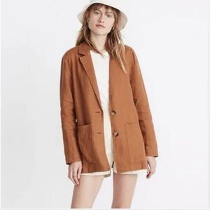 Madewell Linen Blazer Small